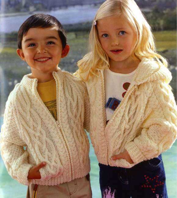 Free aran childrens knitting patterns