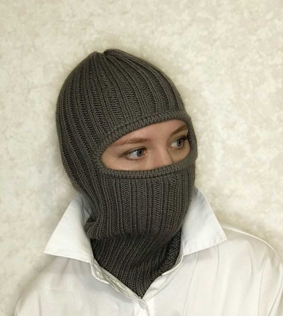 Free balaclava knitting pattern straight needles