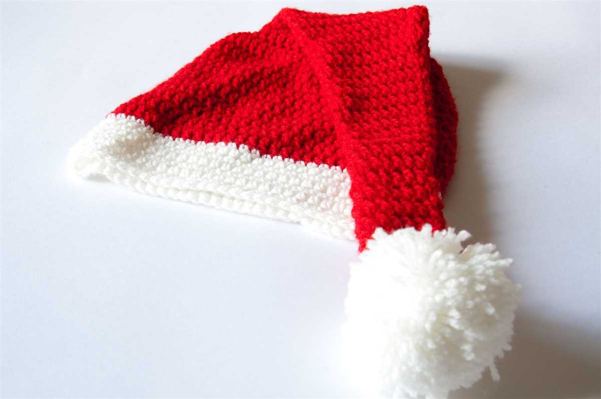 Chunky knit santa hat pattern free