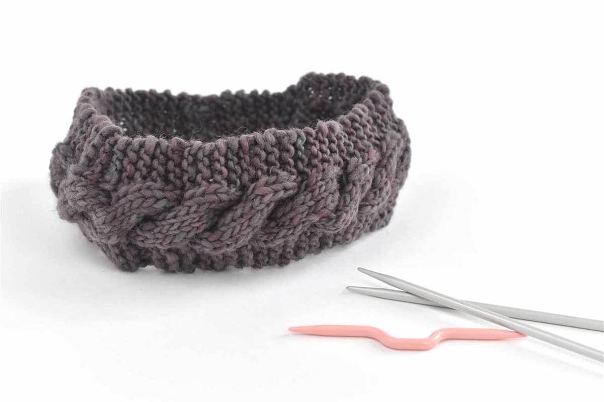 Cable knit headband pattern free uk