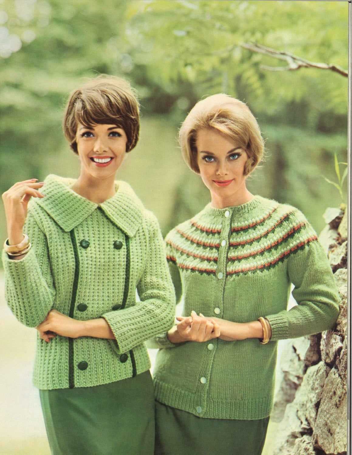 Vintage style knitting patterns