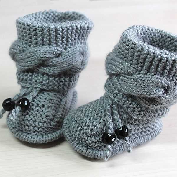 Free booties knitting pattern