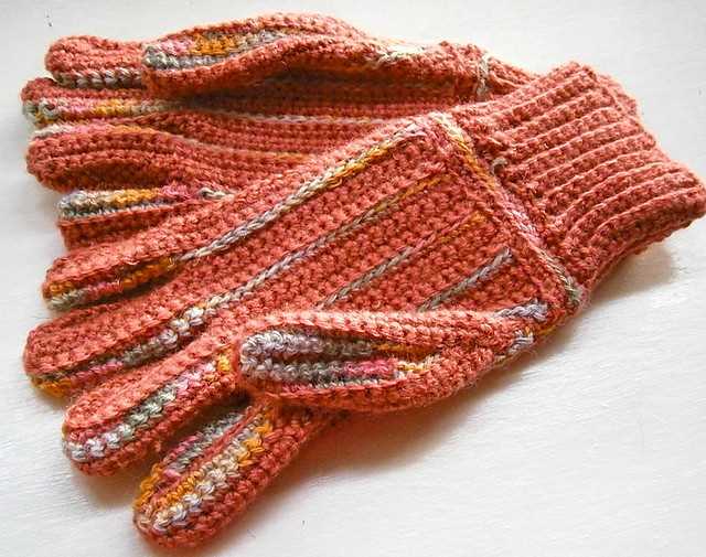 Men's half finger gloves knitting pattern free