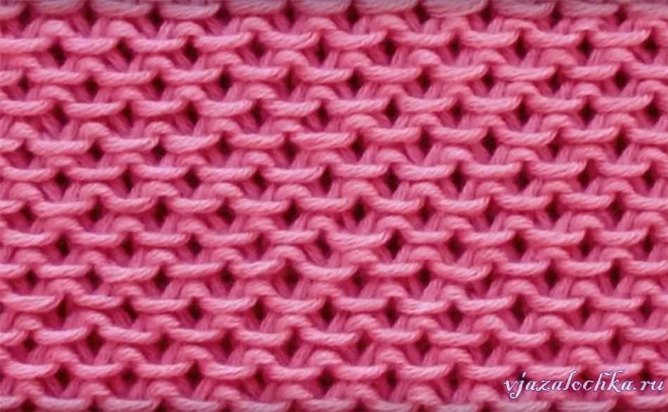 Chinese wave stitch knitting pattern