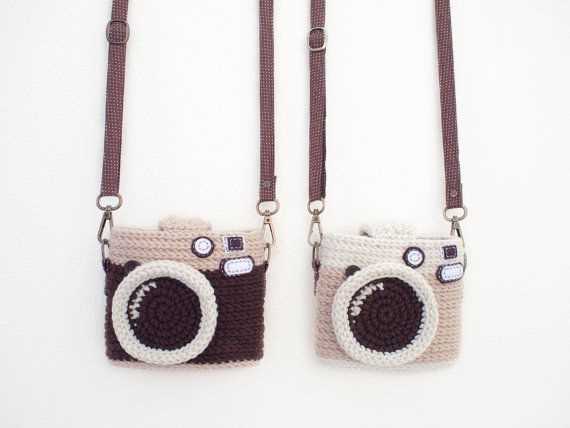 Knitted camera case pattern