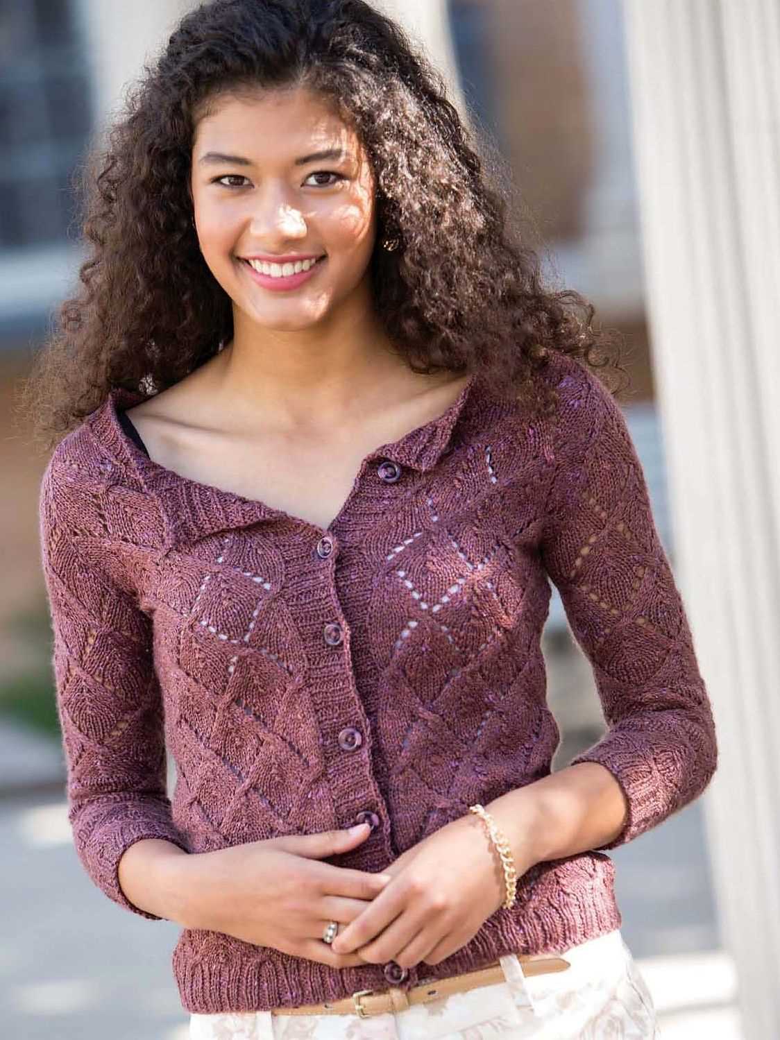 Summer cardigan knitting pattern