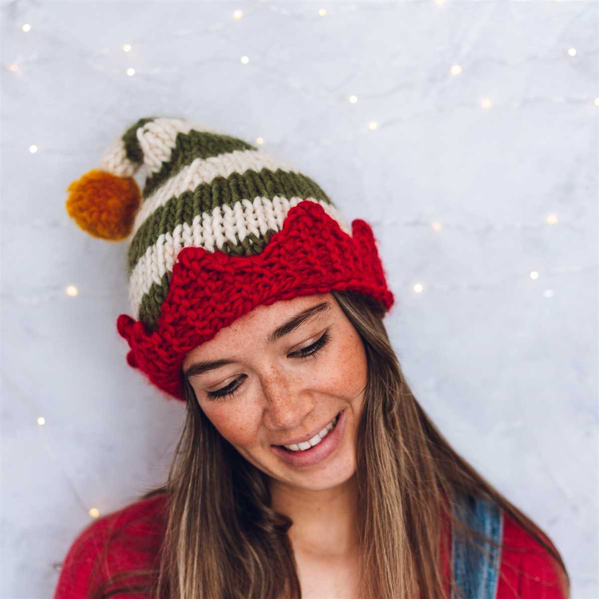 Knitted elf ears pattern