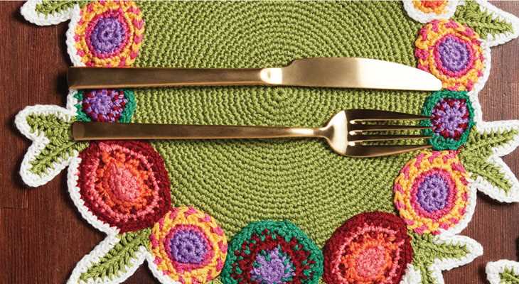 Free easy knit placemat patterns