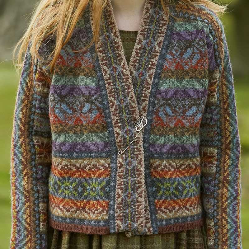 Free fair isle cardigan knitting patterns