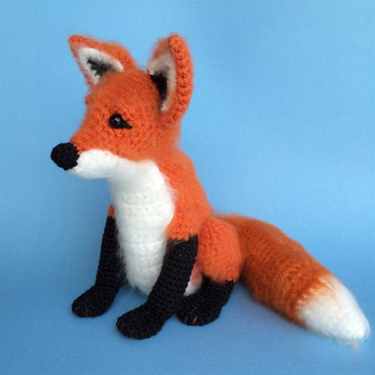 Free fox toy knitting pattern