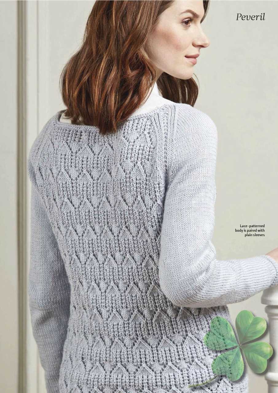 V neck jumper knitting pattern free