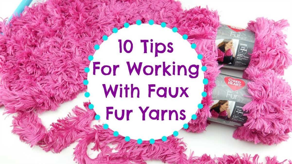 Fur yarn knitting patterns