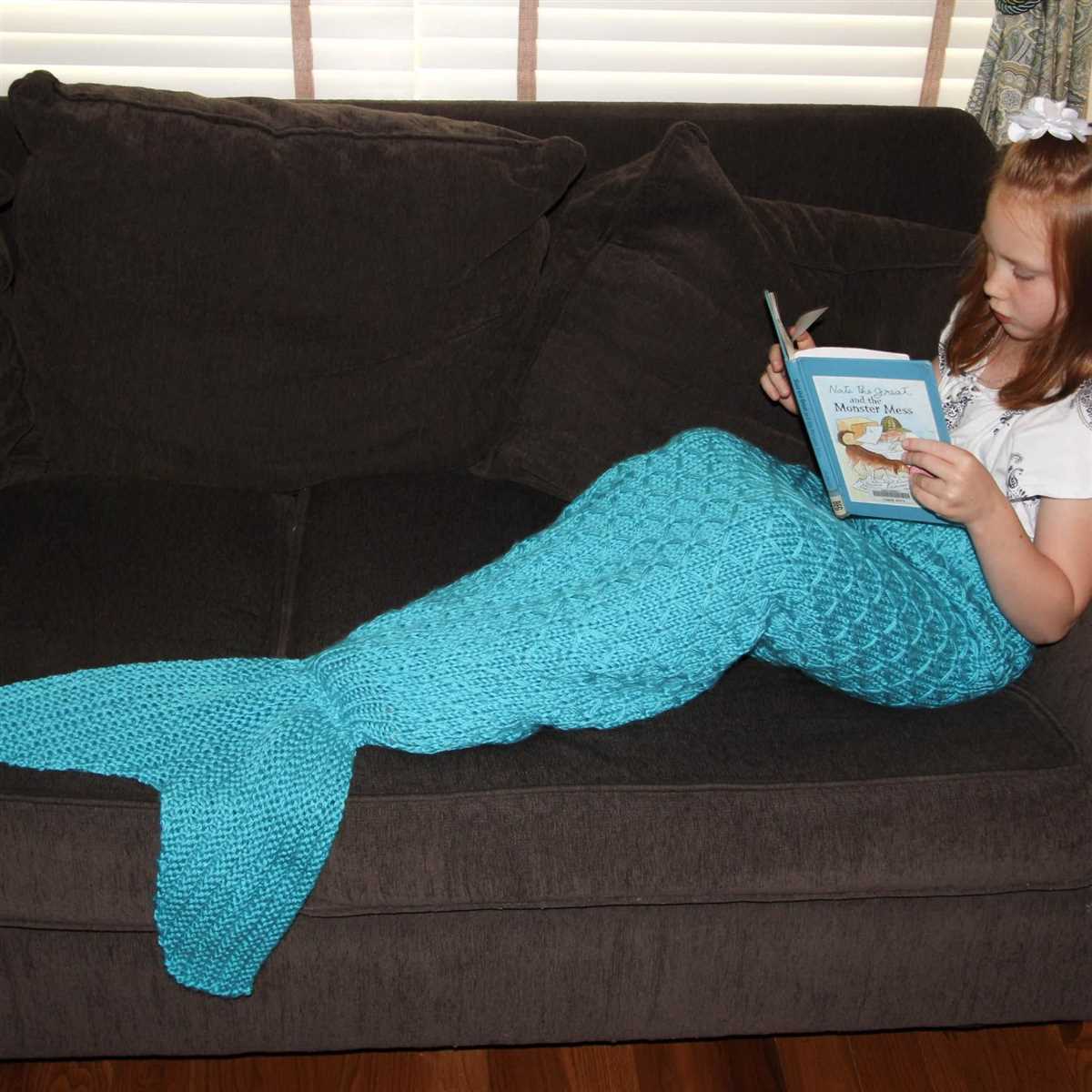 Mermaid blanket knitting pattern