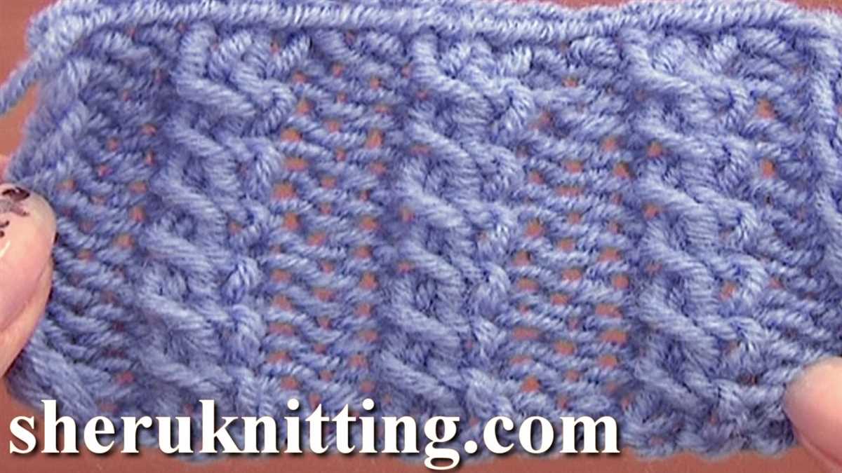 Easy cable knitting patterns for beginners