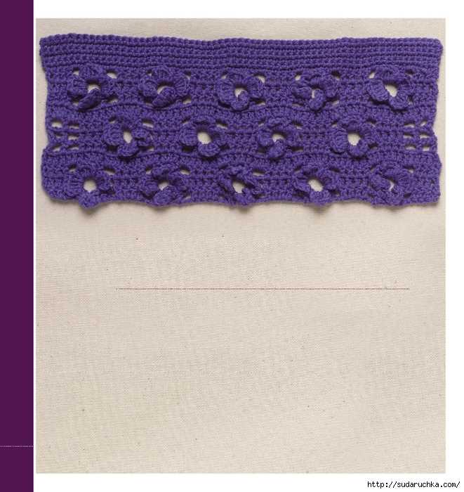 Simple knitted edging patterns