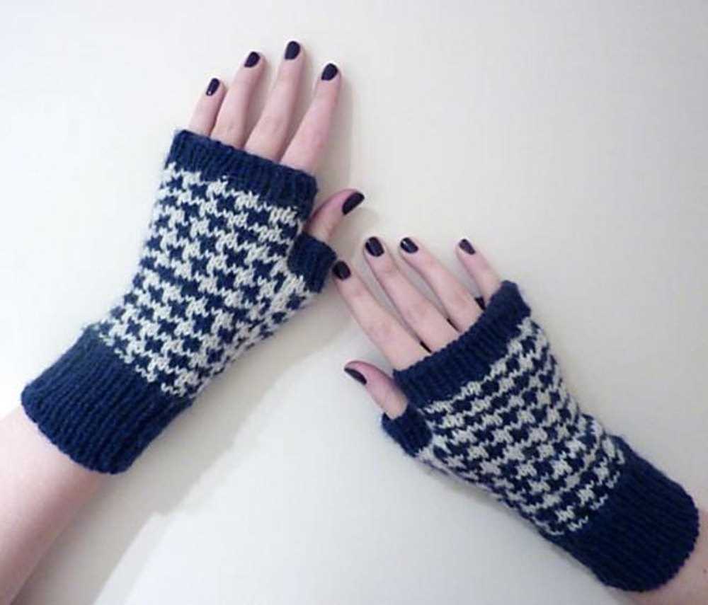 Free houndstooth knit pattern