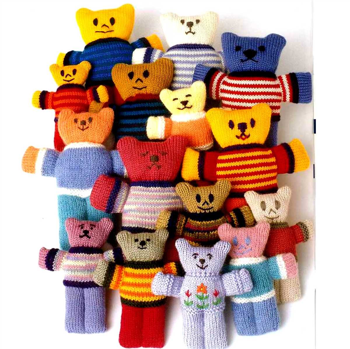 Easy knitted bear pattern