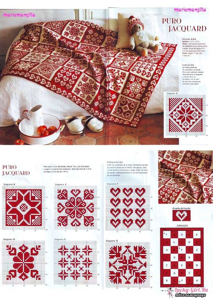 Knitted christmas blanket patterns