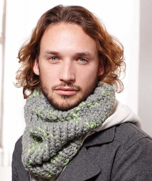 Mens scarf pattern knit free