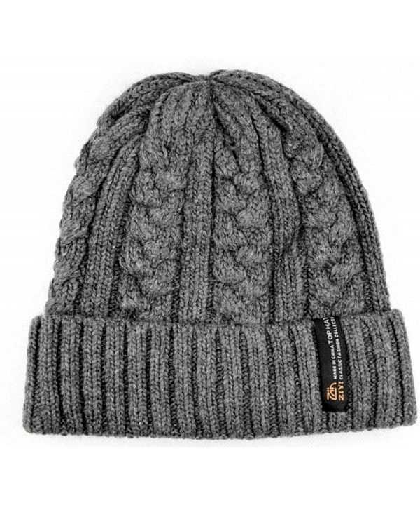 Knitted wool hat pattern