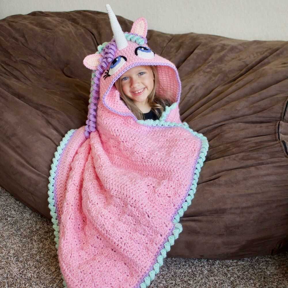 Unicorn blanket knitting pattern free