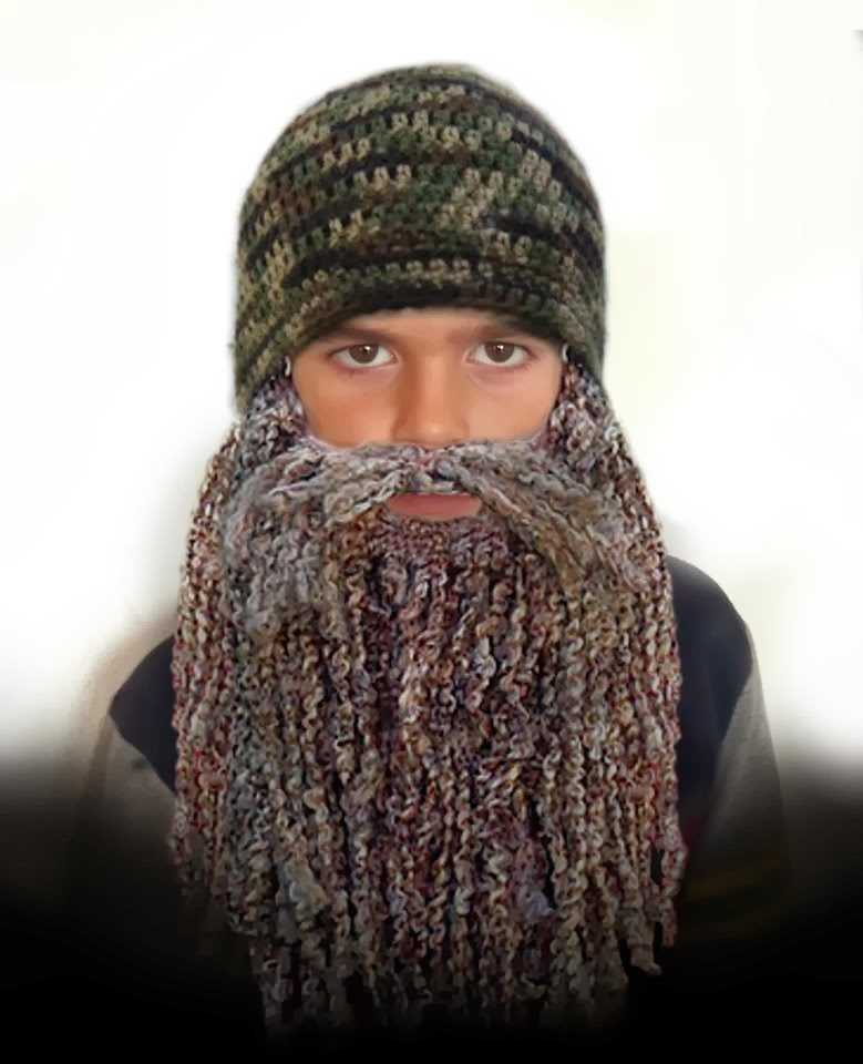 Free knitted beard pattern