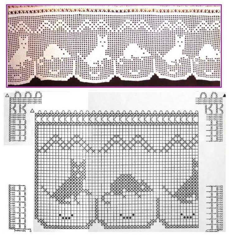 Free knitted curtain patterns