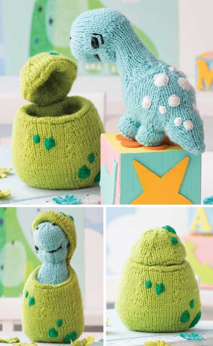 Free knitted dinosaur toy patterns