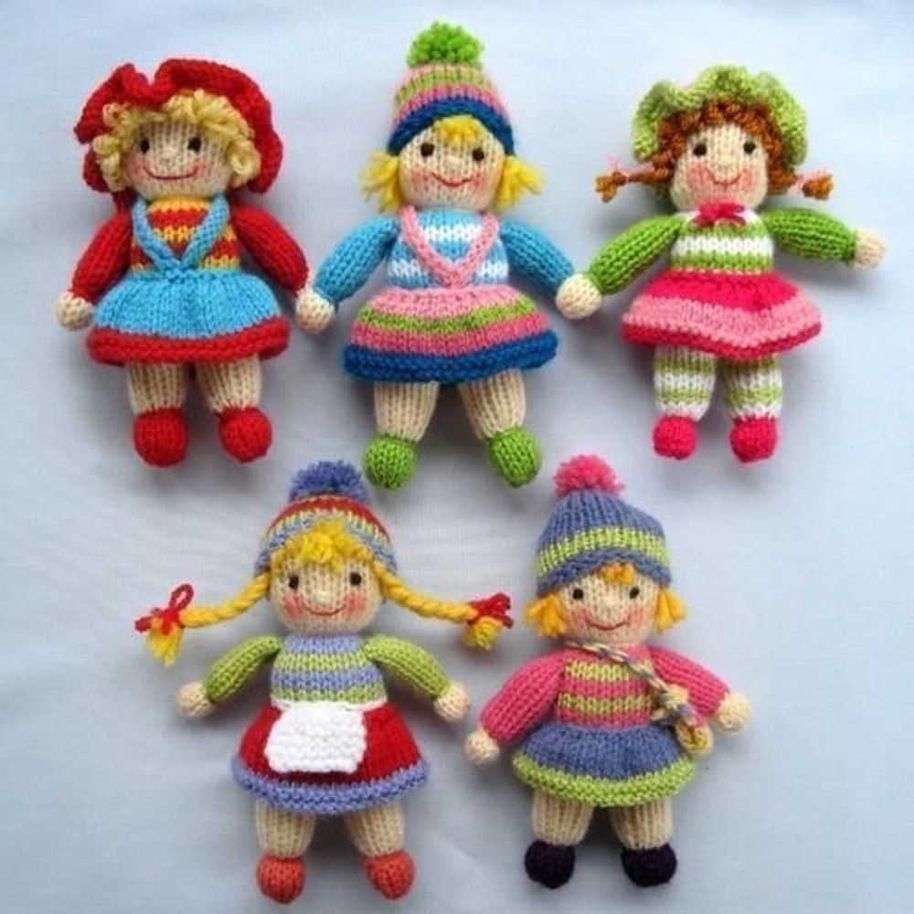 Free knitted doll patterns in english