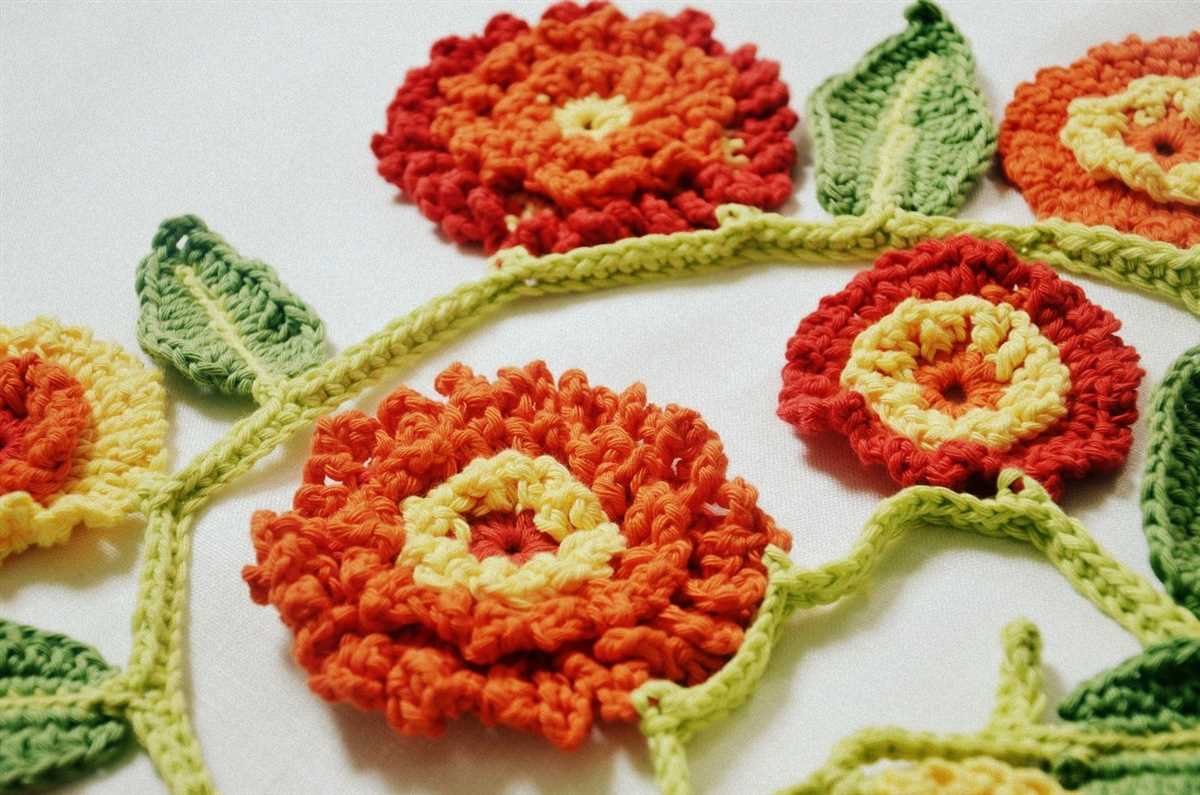 Free knitted flower patterns uk