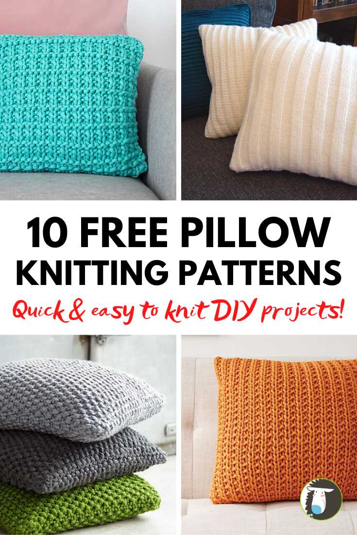 Free knitted pillow cover patterns