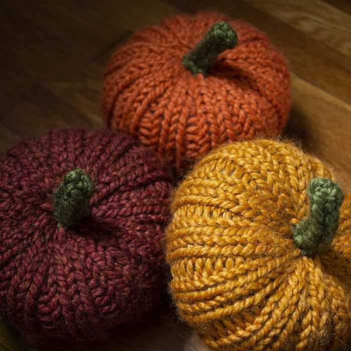 Free knitted pumpkin pattern