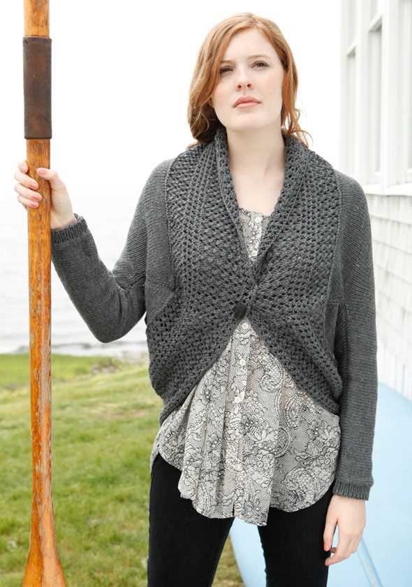 Free knitted shrug pattern