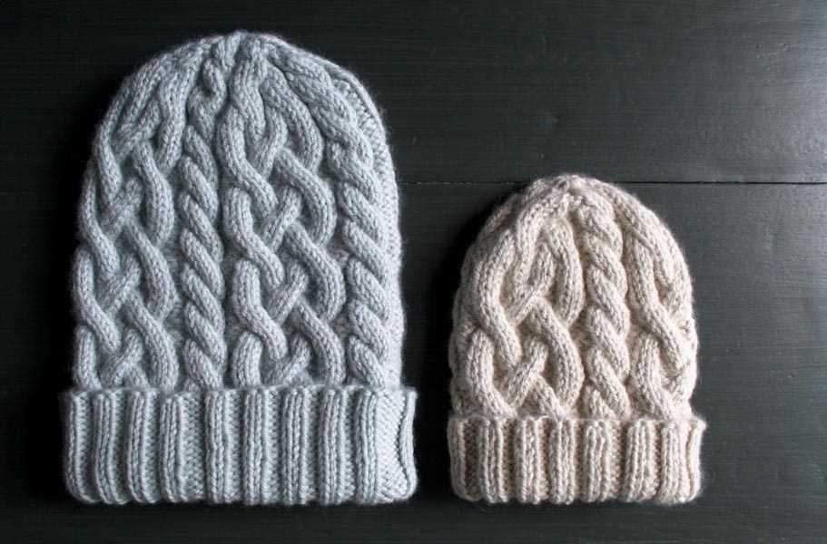 Free knitting pattern for cable hat