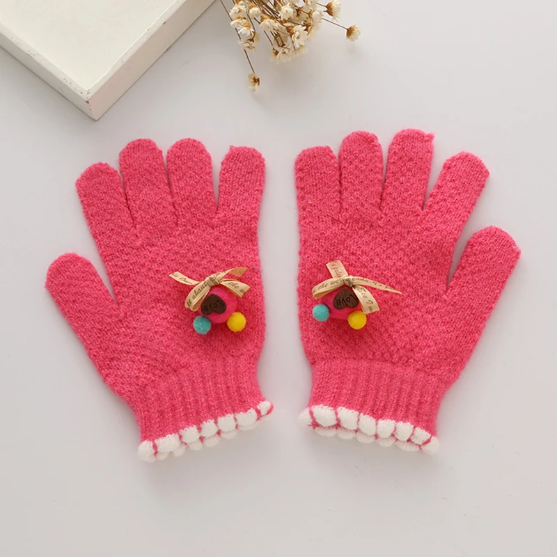 Free knitting pattern for childrens fingerless mittens