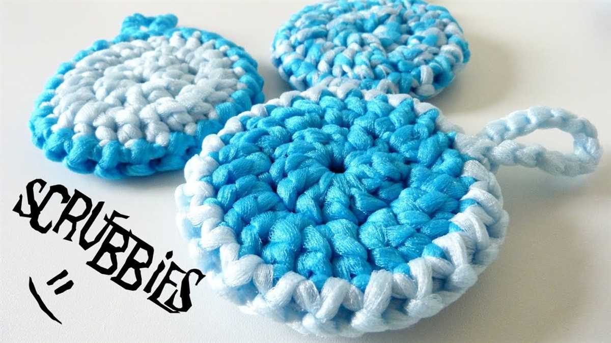 Free knitting pattern for dish scrubbies