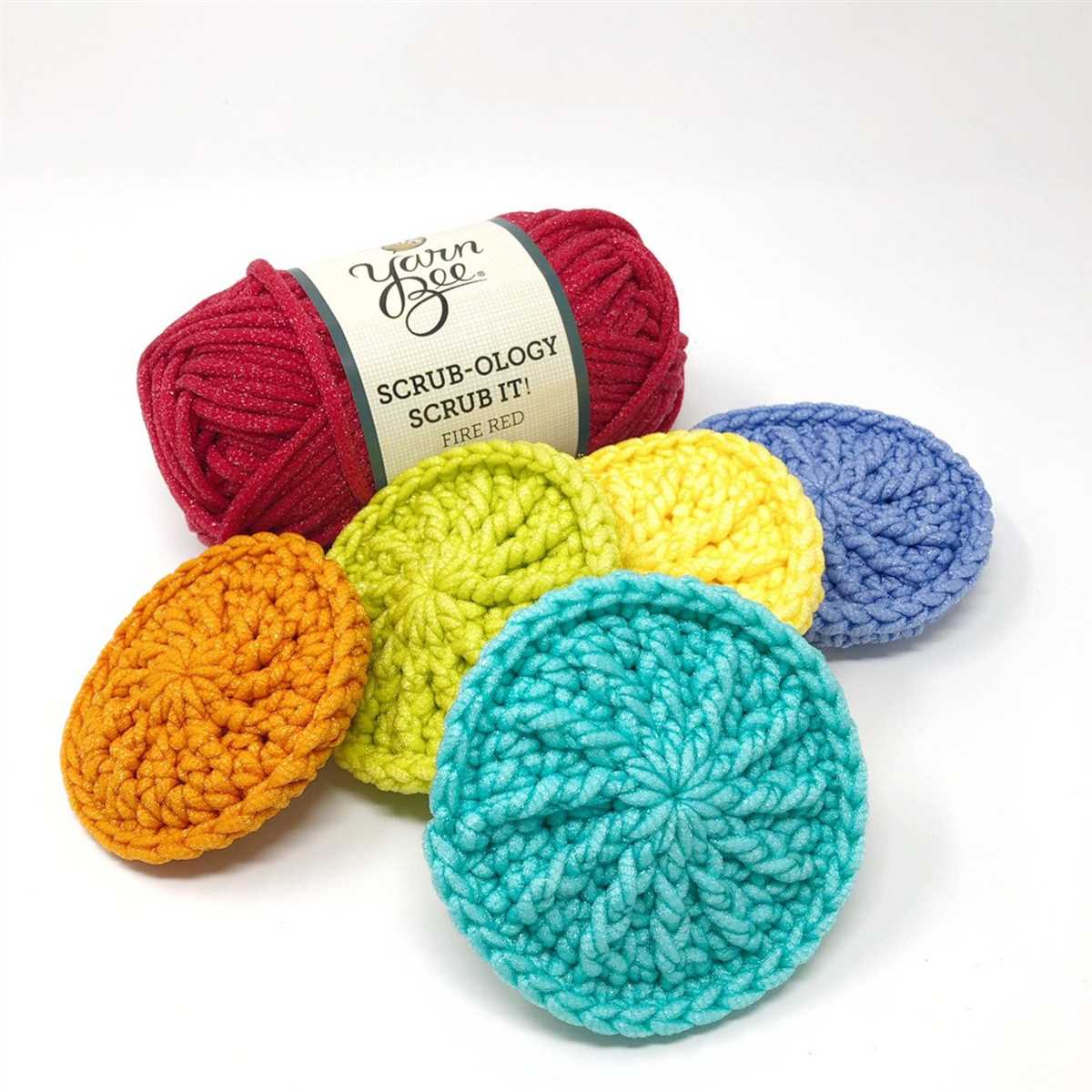 Free knitting pattern for dish scrubbies