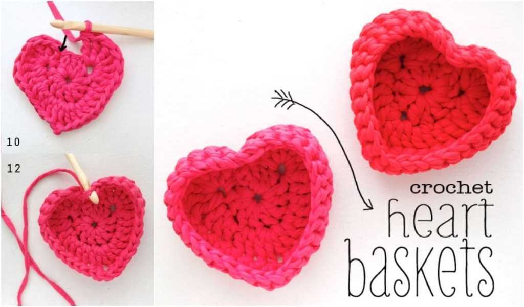 Free knitting pattern for heart shaped