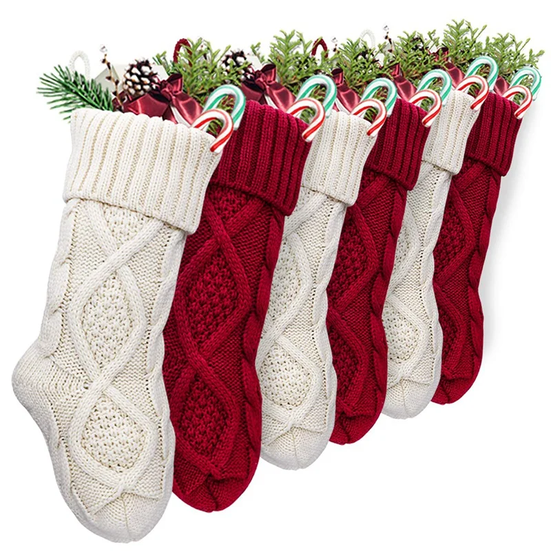 Free knitting pattern for mini christmas stocking