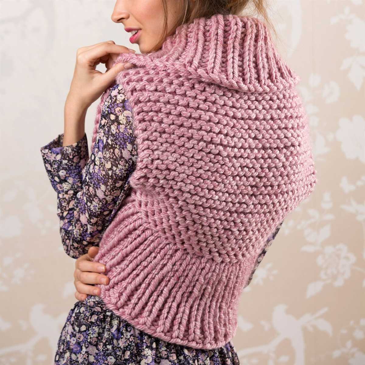 Free knitting pattern for shrug easy