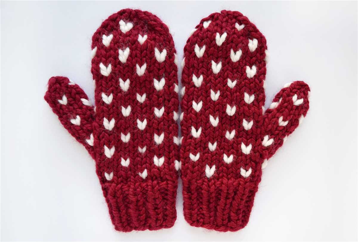 Free knitting pattern for womens mittens