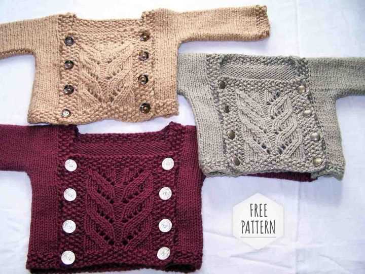 Free knitting patterns for baby sweaters