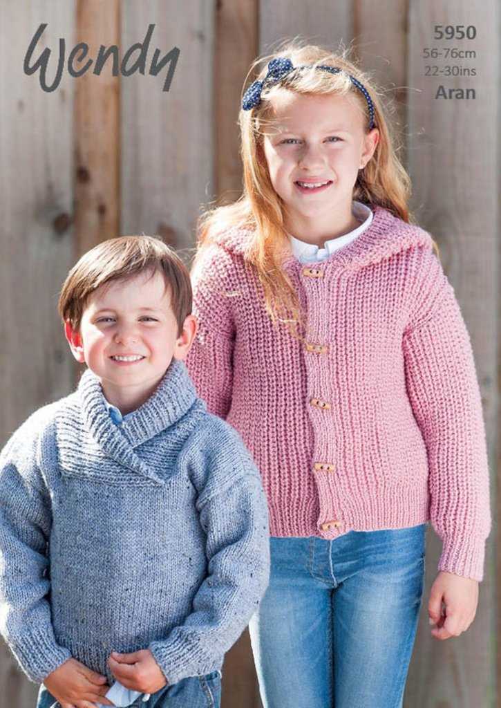 Free knitting patterns for childrens aran sweaters