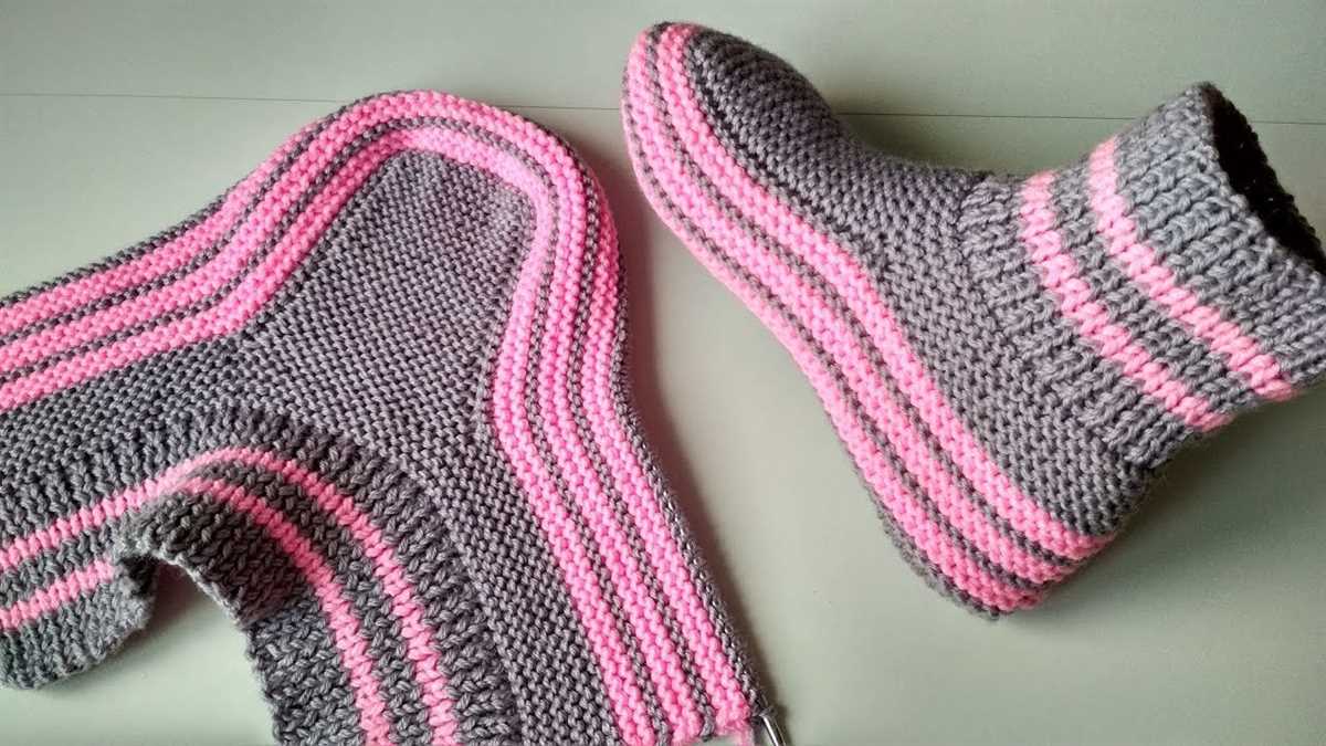 Free knitting patterns for childrens slippers