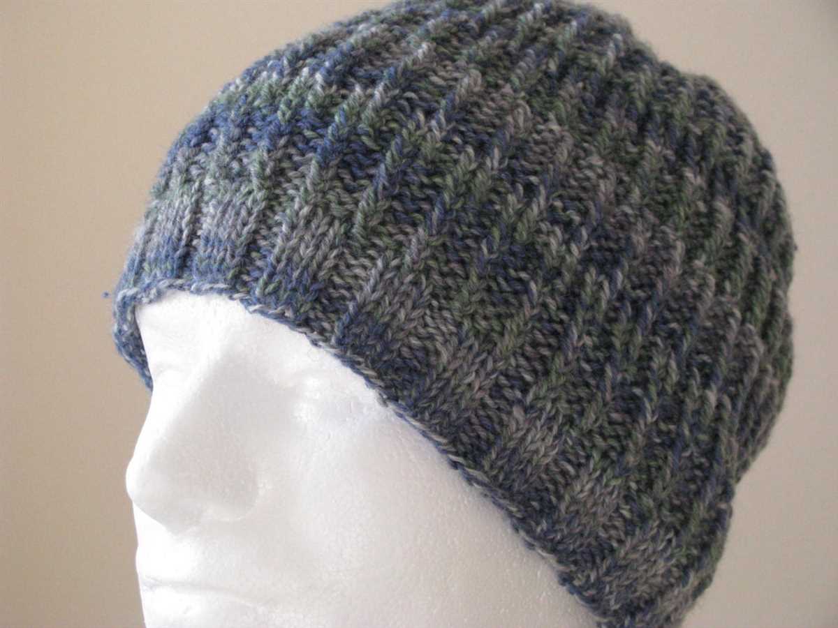 Free knitting patterns for mens beanie hats