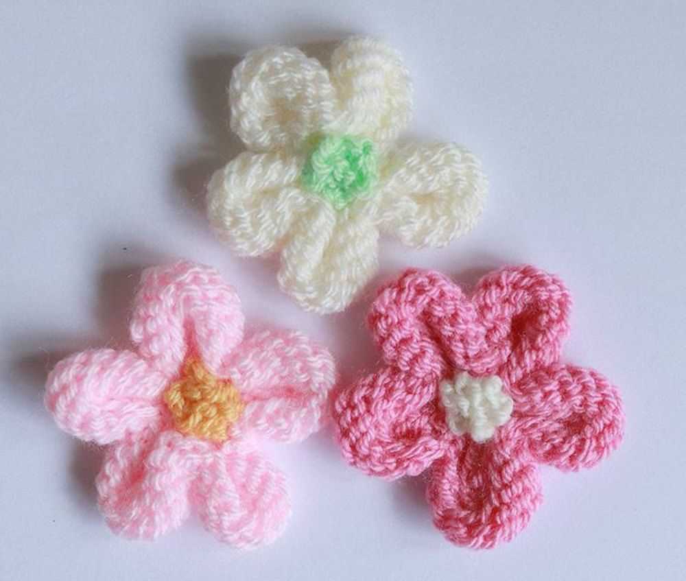 Free knitting patterns for small flowers