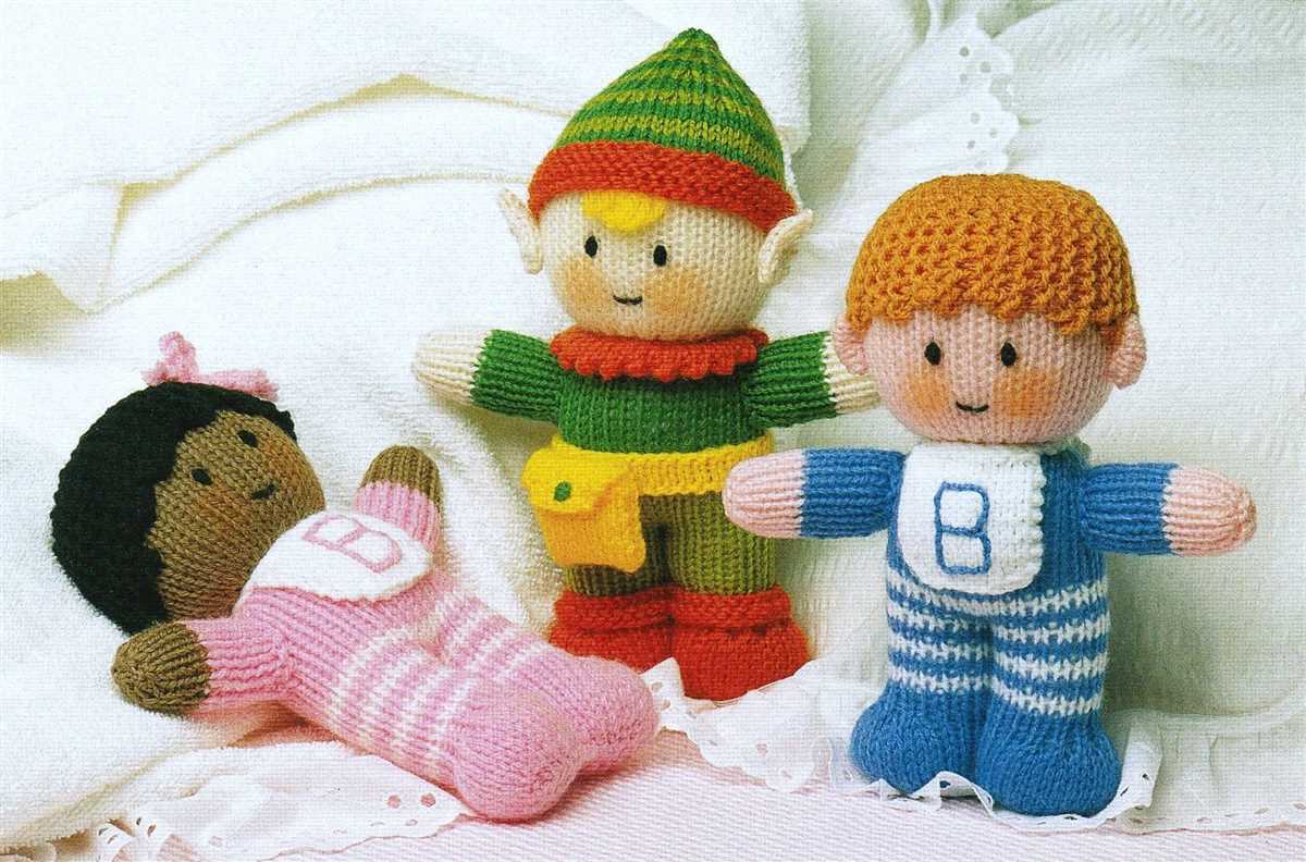 Free knitting patterns toys dolls