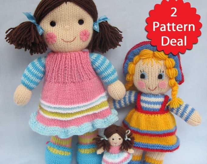 Free knitting patterns toys dolls