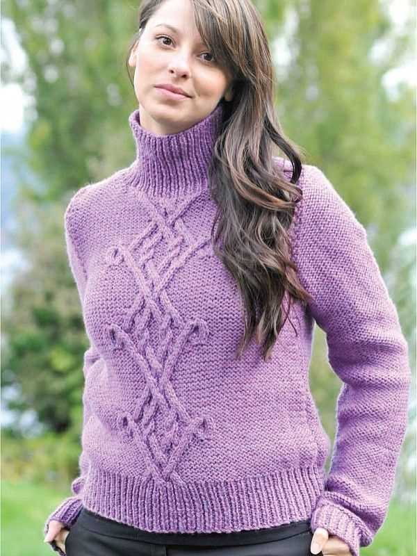 Free knitting patterns womens jumpers