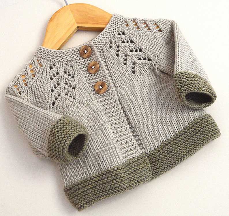 Baby sweater pattern knitting